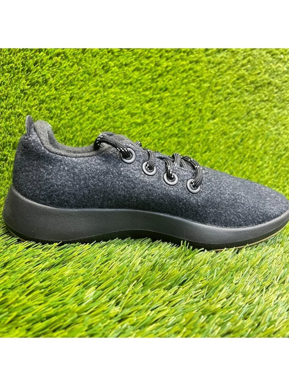 Allbirds Wool Runner Mizzle Womens Size 8 Black Athletic Running Shoes Sneakers